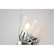 Lucas McKearn Alpha 1-light Metal Bath Vanity Light in Polished Chrome