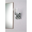 Lucas McKearn Alpha 1-light Metal Bath Vanity Light in Polished Chrome