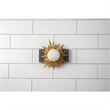 Lucas McKearn Soleil 1-light Metal Bath Vanity Light in Gold/Weathered Zinc