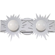 Lucas McKearn Soleil 2-light Metal Bath Vanity Light in Polished Chrome