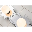 Lucas McKearn Soleil 2-light Metal Bath Vanity Light in Polished Chrome