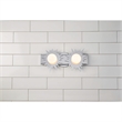 Lucas McKearn Soleil 2-light Metal Bath Vanity Light in Polished Chrome
