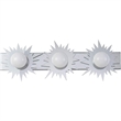 Lucas McKearn Soleil 3-light Metal Bath Vanity Light in Polished Chrome