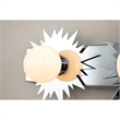 Lucas McKearn Soleil 3-light Metal Bath Vanity Light in Polished Chrome
