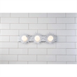 Lucas McKearn Soleil 3-light Metal Bath Vanity Light in Polished Chrome