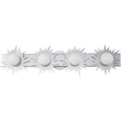 Lucas McKearn Soleil 4-light Metal Bath Vanity Light in Polished Chrome