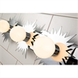 Lucas McKearn Soleil 4-light Metal Bath Vanity Light in Polished Chrome