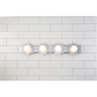 Lucas McKearn Soleil 4-light Metal Bath Vanity Light in Polished Chrome