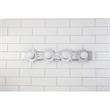 Lucas McKearn Soleil 4-light Metal Bath Vanity Light in Polished Chrome