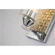Lucas McKearn Arcadia 1-light Metal Bath Vanity Light in Polished Chrome/Silver