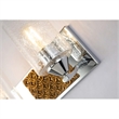 Lucas McKearn Arcadia 2-light Metal Bath Vanity Light in Polished Chrome/Gold