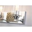 Lucas McKearn Arcadia 3-light Metal Bath Vanity Light in Polished Chrome/Silver