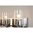 Lucas McKearn Arcadia 4-light Metal Bath Vanity Light in Polished Chrome/Gold