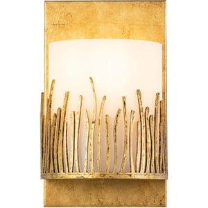 Lucas McKearn Sawgrass 1-light Metal Bath Vanity Light in Gold Leaf