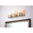 Lucas McKearn Sawgrass 3-light Metal Bath Vanity Light in Silver Leaf