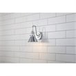 Lucas McKearn Provence 1-light Metal Bath Vanity Light in Polished Chrome