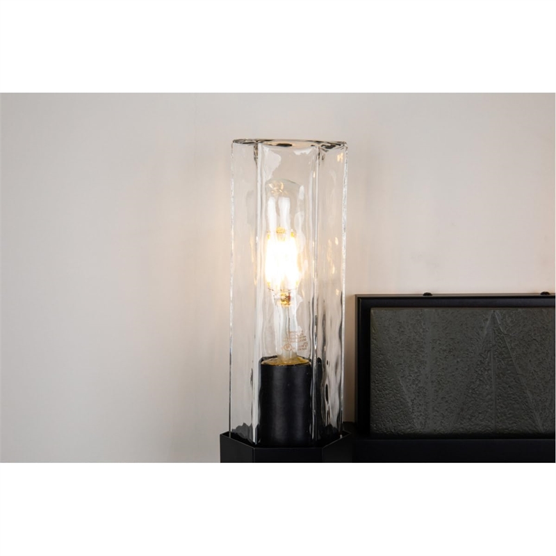 Lucas McKearn Navarre 2-light Transitional Metal Bath Vanity Light in Black/Gray