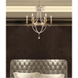Lucas McKearn Lemuria 6-light Empire Metal Chandelier in Distressed Silver/Gold