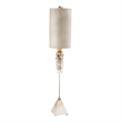 Lucas McKearn Madison Traditional Crystal Buffet Lamp in White Crackle/Gold