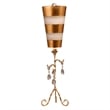 Lucas McKearn Tivoli Traditional Crystal Table Lamp in Cream and Gold