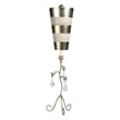 Lucas McKearn Tivoli Traditional Crystal Table Lamp in Cream and Silver