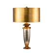 Lucas McKearn Bienville Transitional Resin Table Lamp in Gold/Silver Leaf