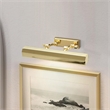 Lucas McKearn Chawton 1-Light Medium Metal Wall Sconce in Polished Brass