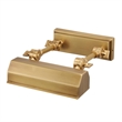 Lucas McKearn Chawton 1-Light Small Metal Wall Sconce in Aged Brass