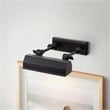 Lucas McKearn Chawton 1-Light Small Metal Wall Sconce in Black