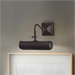 Lucas McKearn Leo 1-Light Small Traditional Metal Wall Sconce in Dark Bronze