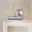 Lucas McKearn Leo 1-Light Small Traditional Metal Wall Sconce in Polished Chrome