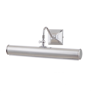 Lucas McKearn Leo 1-Light Large Traditional Metal Wall Sconce in Polished Chrome