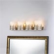 Lucas McKearn Sawgrass 4-Light Transitional Metal Bath Bar in Silver