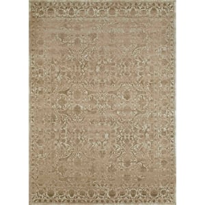 Radici USA Colosseo 3'3&quot x 4'11&quot Rectangular Fabric Rug in Bone White