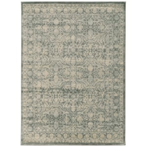 Radici USA Colosseo 3'3&quot x 4'11&quot Rectangular Fabric Rug in Green