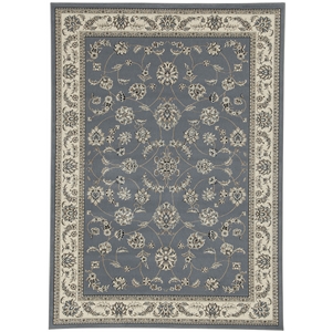 Radici USA Alba 7'9&quot x 11' Rectangular Fabric Rug in Blue