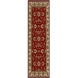 Radici USA Como Traditional Oriental Floral Red Runner Polypropylene Rug 2'2