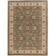 Radici USA Como Traditional Oriental Floral Green Rectangular Polypropylene Area Rug 7'9