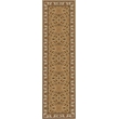 Radici USA Como Traditional Oriental Floral Beige Runner Polypropylene Rug 2'2