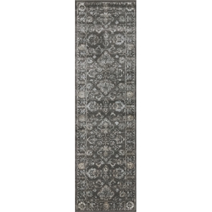 Radici USA Colosseo 2'2&quot x 7'7&quot Rectangular Fabric Rug in Brown