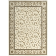 Radici USA Como Traditional Oriental Ivory Rectangular Polypropylene Area Rug 3'3