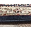 Radici USA Como Traditional Oriental Floral Navy 5'3