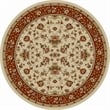 Radici USA Como Traditional Oriental Floral Ivory 5'3