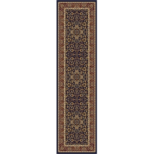 Radici USA Noble 2'2&quot x 8' Rectangular Fabric Rug in Blue