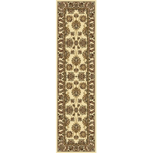 Radici USA Noble 2'2&quot x 8' Rectangular Fabric Rug in Ivory