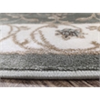 Radici USA Pisa Traditional Vine Floral Green Rectangular Polypropylene Area Rug 5'3