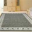 Radici USA Pisa Traditional Vine Floral Green Rectangular Polypropylene Area Rug 7'10