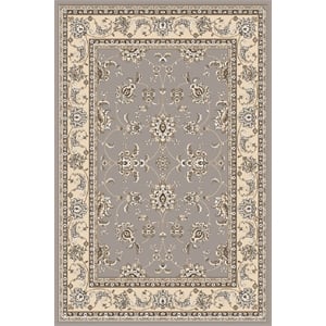Radici USA Pisa Traditional Oriental Gray Rectangular Polypropylene Area Rug 7'10&quot x 10'6&quot