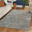 Radici USA Pisa Transitional Damask Beige Rectangular Polypropylene Area Rug 5'3