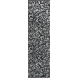 Radici USA Pisa Transitional Scroll Gray Runner Polypropylene Rug 2'2